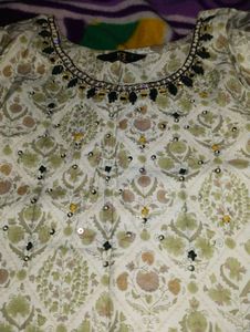 Green Kurta &amp; plazo Set