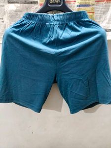 Men's Blue Casual Shorts