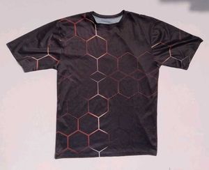 Geometric Hexagon Pattern T-Shirt