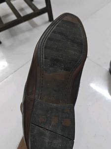 Red Tape Brown Leather Monk Strap Dress Shoes