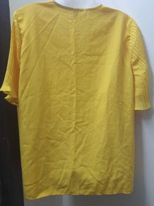 Vintage Yellow Lace Top - Imported From Germany