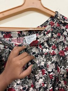 Floral Print Skirt