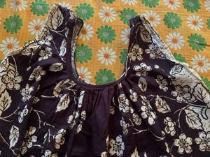 Floral Print Cotton Nighty Combo