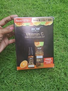 Wow Vitamin C Kit Face Wash And Faceserum Any 1
