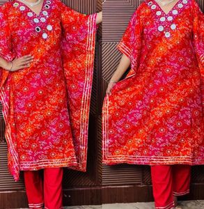 Ethnic Kaftan Kurta Set