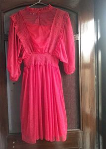 Pink Glitter Party Dress