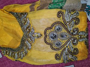 Yellow Anarkali Dress