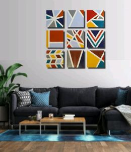 Assorted Hand-painted Wall Decor Set