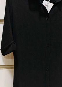 Choose &amp; Cheery Black Short Kurta