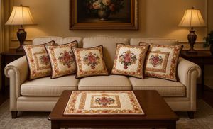 Set Of 5 Cushion Covers