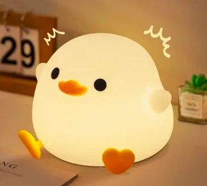Cute Baby Duck Silicon Lamp