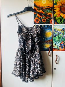 Floral Top &amp; Shrug(lightly Padded)