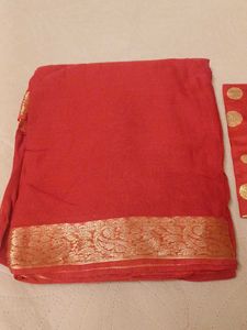 red saree