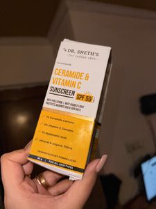 Dr Sheth Ceramide And Vit C Sunscreen