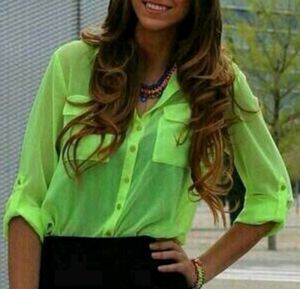 🛍️Neon Green See Thru Top⭐⭐⭐⭐⭐