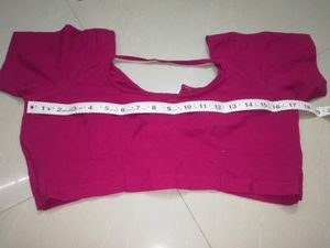 New Pink Colour Blouse Size 34 Bust Women's