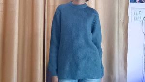Round Neck Pullovers Long Sleeve Unisex