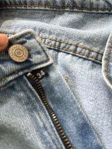 Light Blue Wash Cargo Jeans