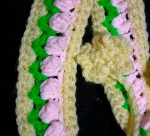 Crochet Tulip 🌷 Headband For Girls