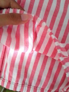 Pink Crop Top Shirt