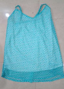 Aqua Print Cami Top