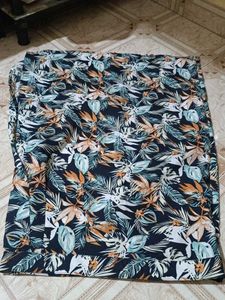 Floral Slit Skirt Top