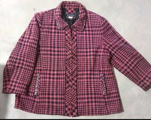 Last Price✨Shimmer Houndstooth Blazer✿⁠