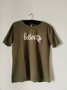 Olive Women Trendy T-shirt