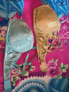 Floral Pattern Bras - Set of 2