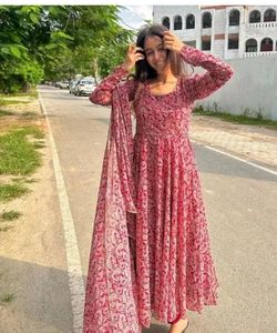 Anarkali Suit With Dupatta Xxl