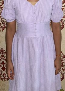 Beautiful Casual Lavender Dress