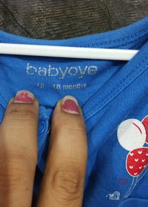 Babyoye Full Sleeves Romper For Baby Girls