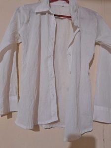 White Button-Up Shirt