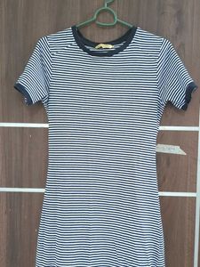 Blue-white Strip Dress