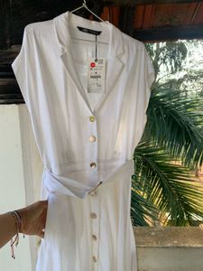 White Zara Dress