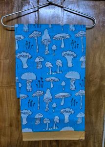 Blue Mushroom Printed Saree