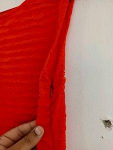 Red Sleeveless Dress