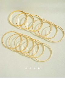 Gold Bangles Set