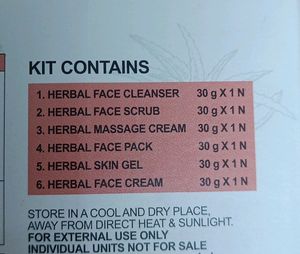 AVON Herbal Facial Kit (5-6 Facials)