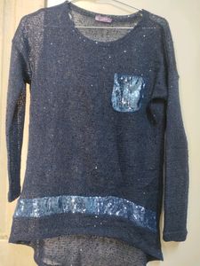 Stylish Party Wear Sequence Top