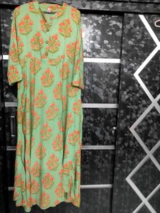 Floral Print Kurta