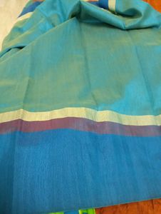 Elegant Teal Saree with blouse