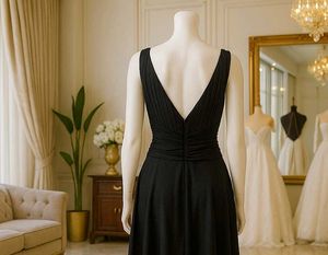 Sale🎉🎊Elegant Black Midi Dress