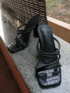 Black Strappy Heels