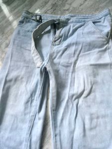 Light Wash Wide Leg Jeans