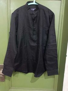 Men's Black Bandhgala Kurta
