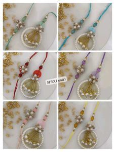 Set Of 6 Bhai Bhabhi Pair + Rakhi