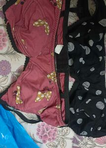 2 Bra 1 Time Used Size Issue That&#39;s Why selling