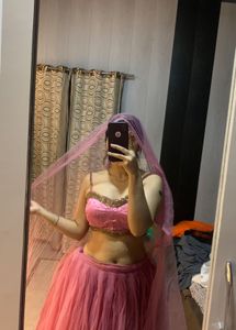 Pink Lehenga Choli Set🎀💖🦋