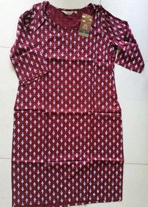🆕 Anouk Maroon Kurta Set